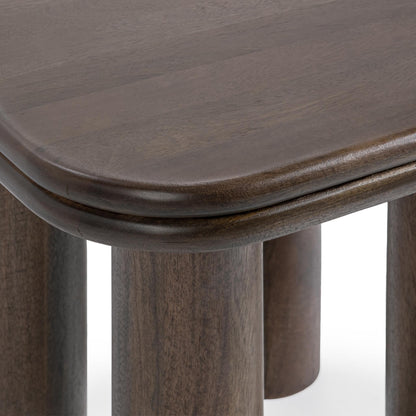 Miranda End Table - Cocoa Brown