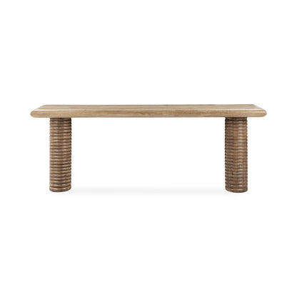 Ilaria Reclaimed Wood Rectangle Console Table - Sand Washed