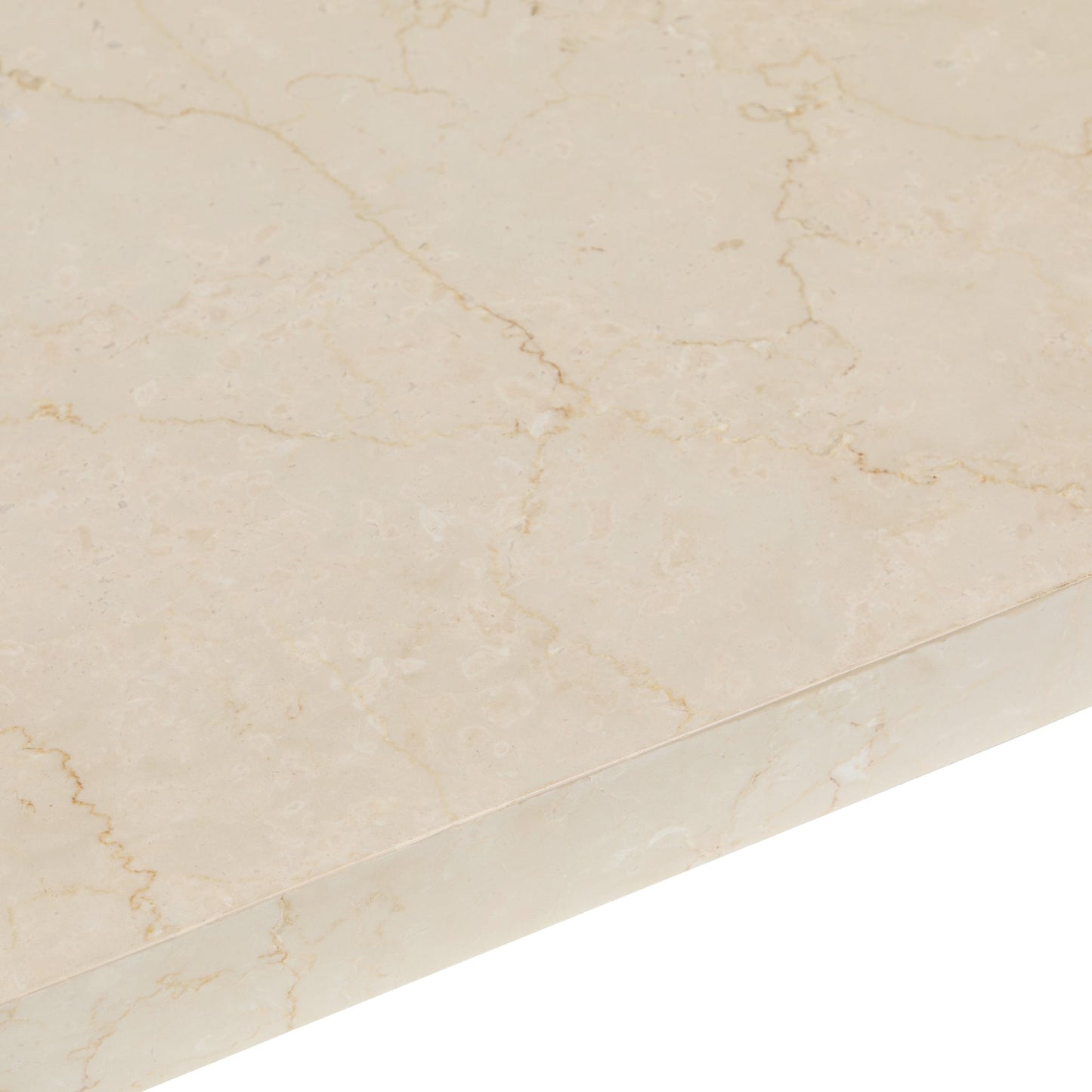Rizza Marble Rectangle Coffee Table - Cream