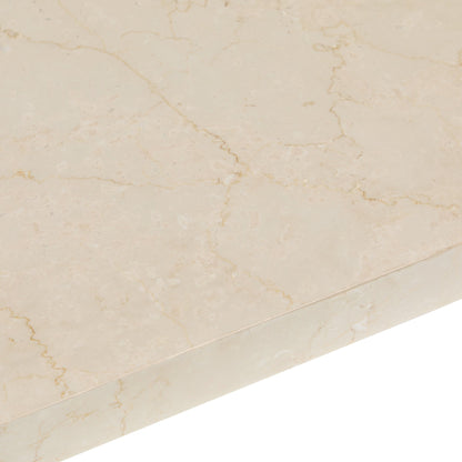 Rizza Marble Rectangle Coffee Table - Cream