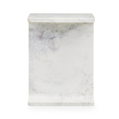 Delaney Marble Rectangle Accent Table