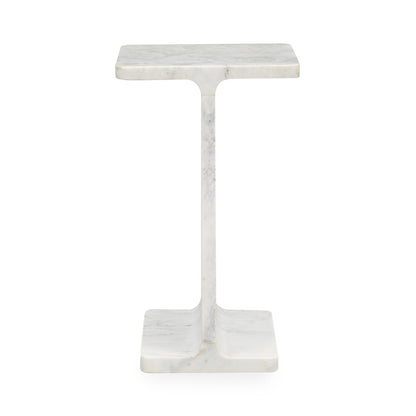 Delaney Marble Rectangle Accent Table