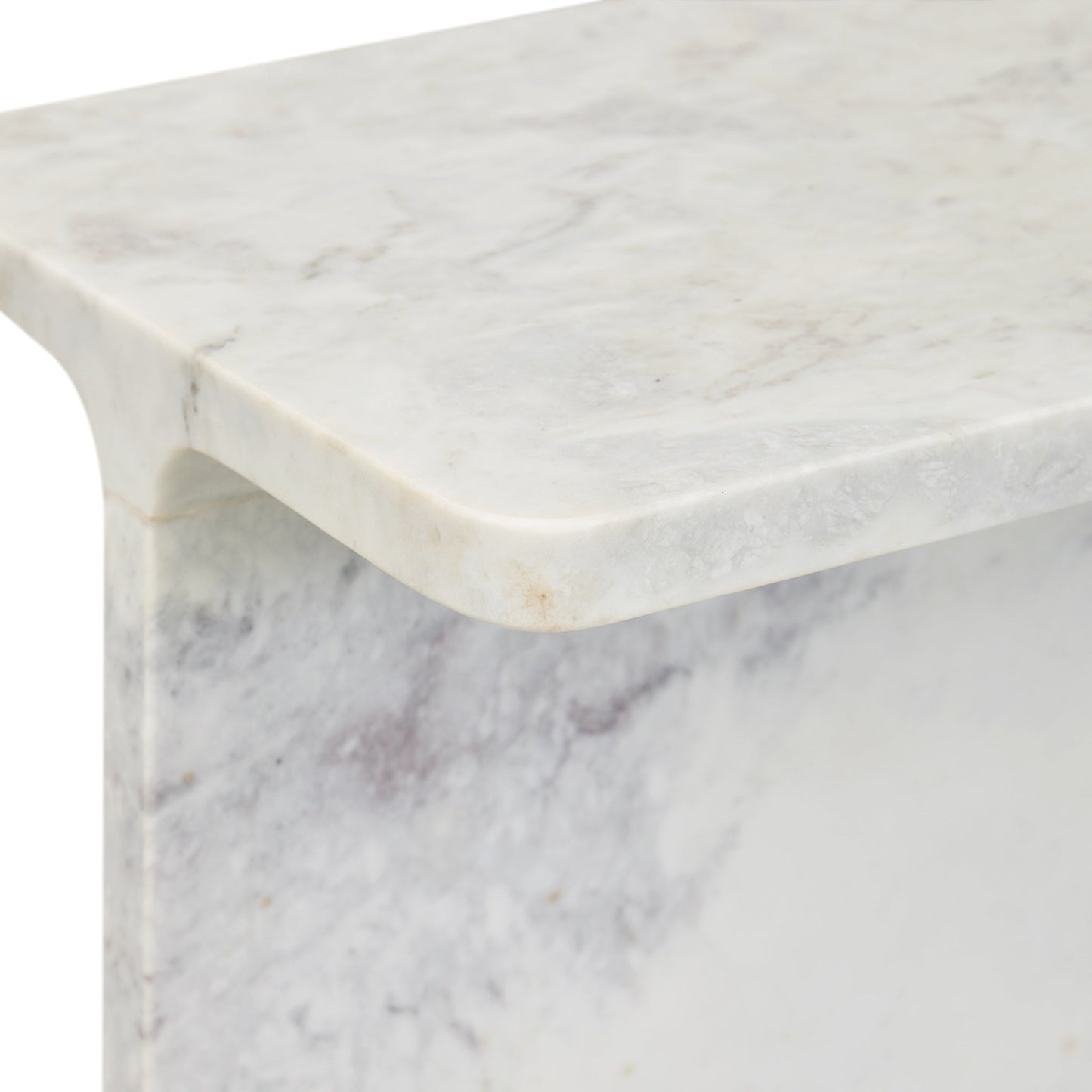 Delaney Marble Rectangle Accent Table