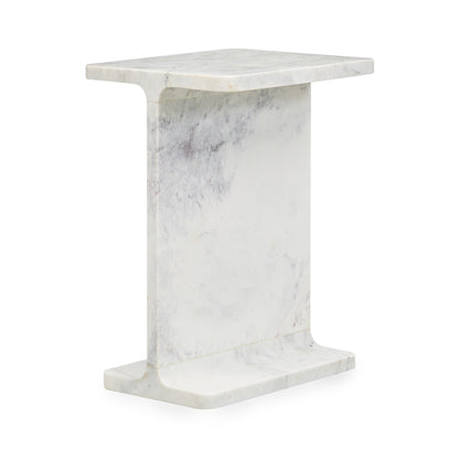 Delaney Marble Rectangle Accent Table