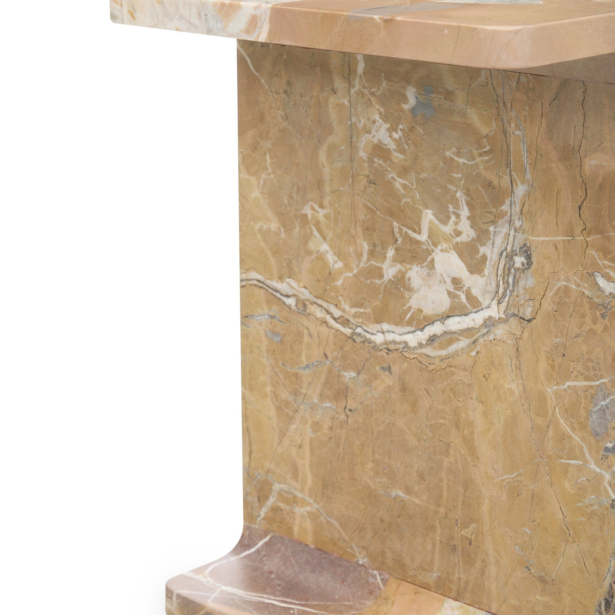 Delaney Marble Rectangle Accent Table