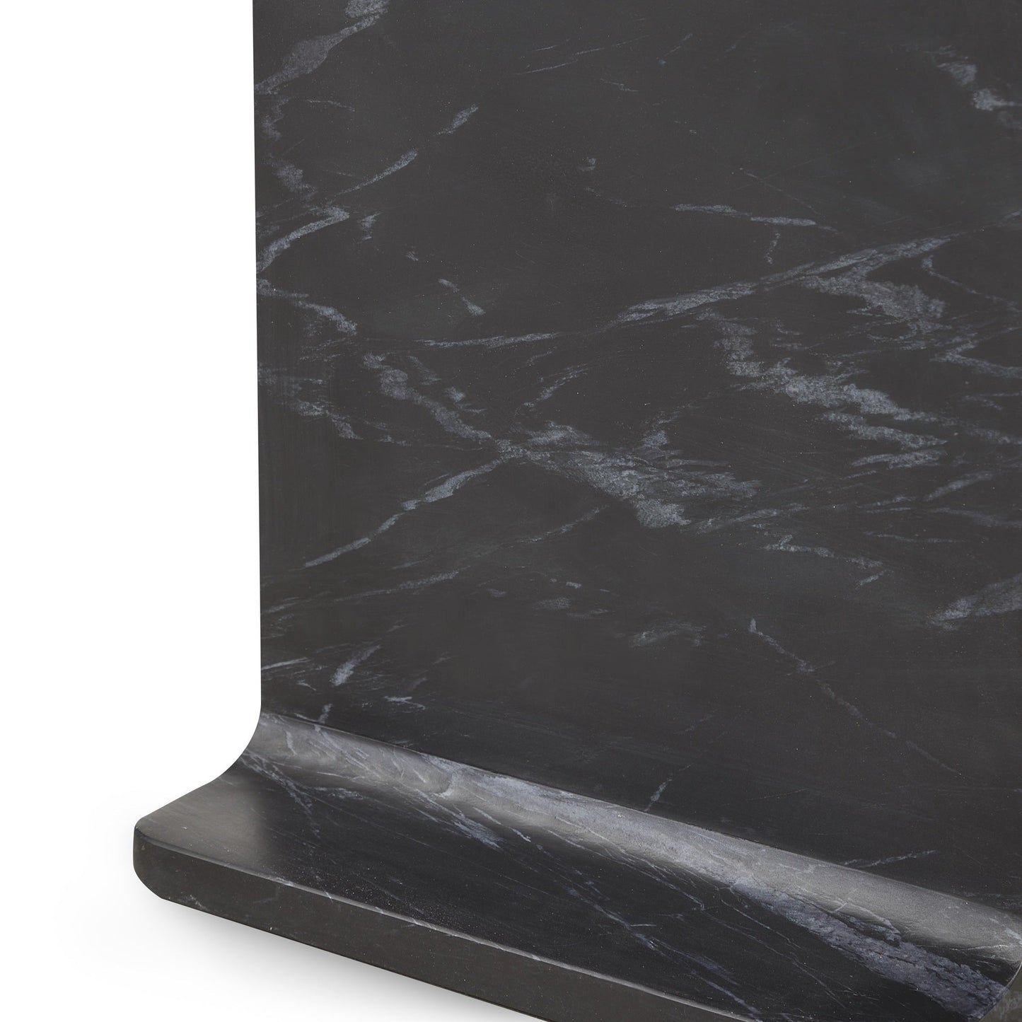 Delaney Marble Rectangle Accent Table - Onyx