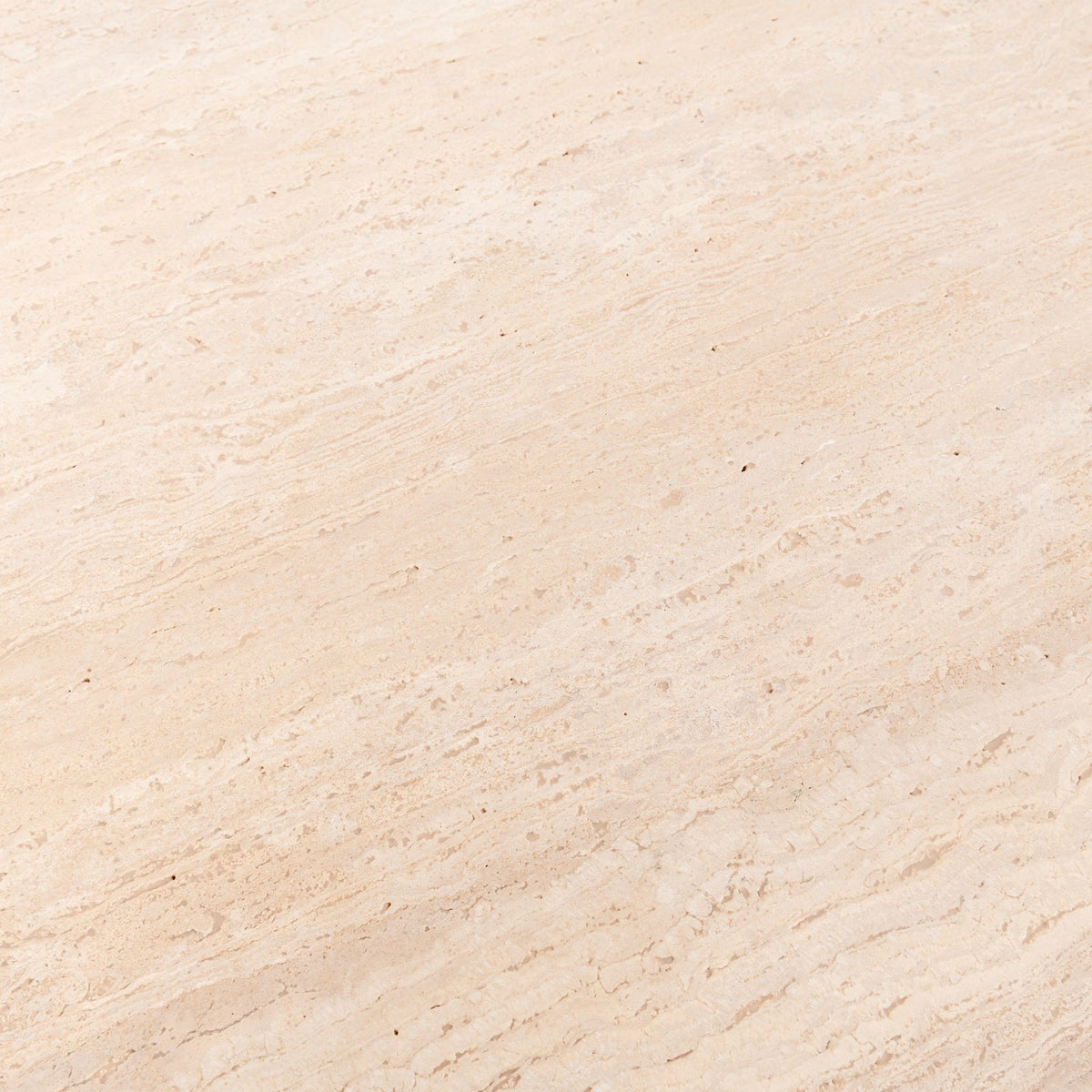 Malani Travertine Gathering Table - Tan