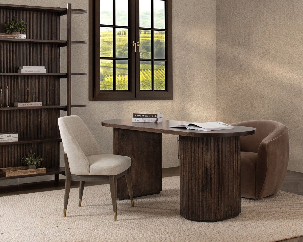 Redford Desk - Kona Brown