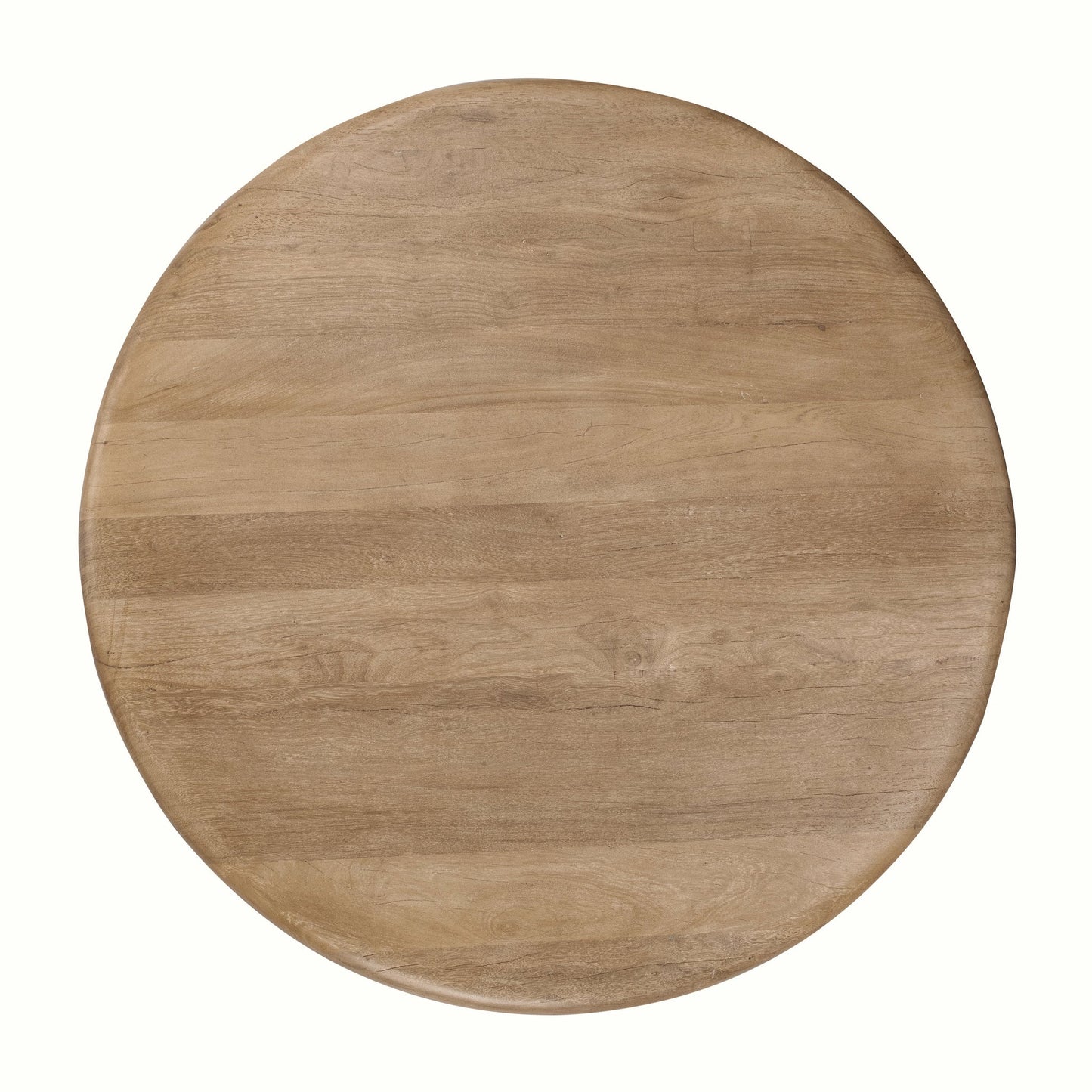 Ilaria Reclaimed Wood Round Coffee Table - Sand Washed