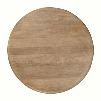 Ilaria Reclaimed Wood Round Coffee Table - Sand Washed