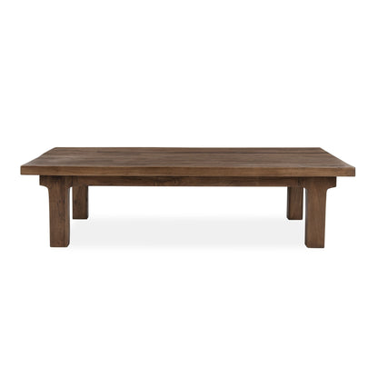 Carmel Reclaimed Wood Rectangle Coffee Table - Earthy Terra
