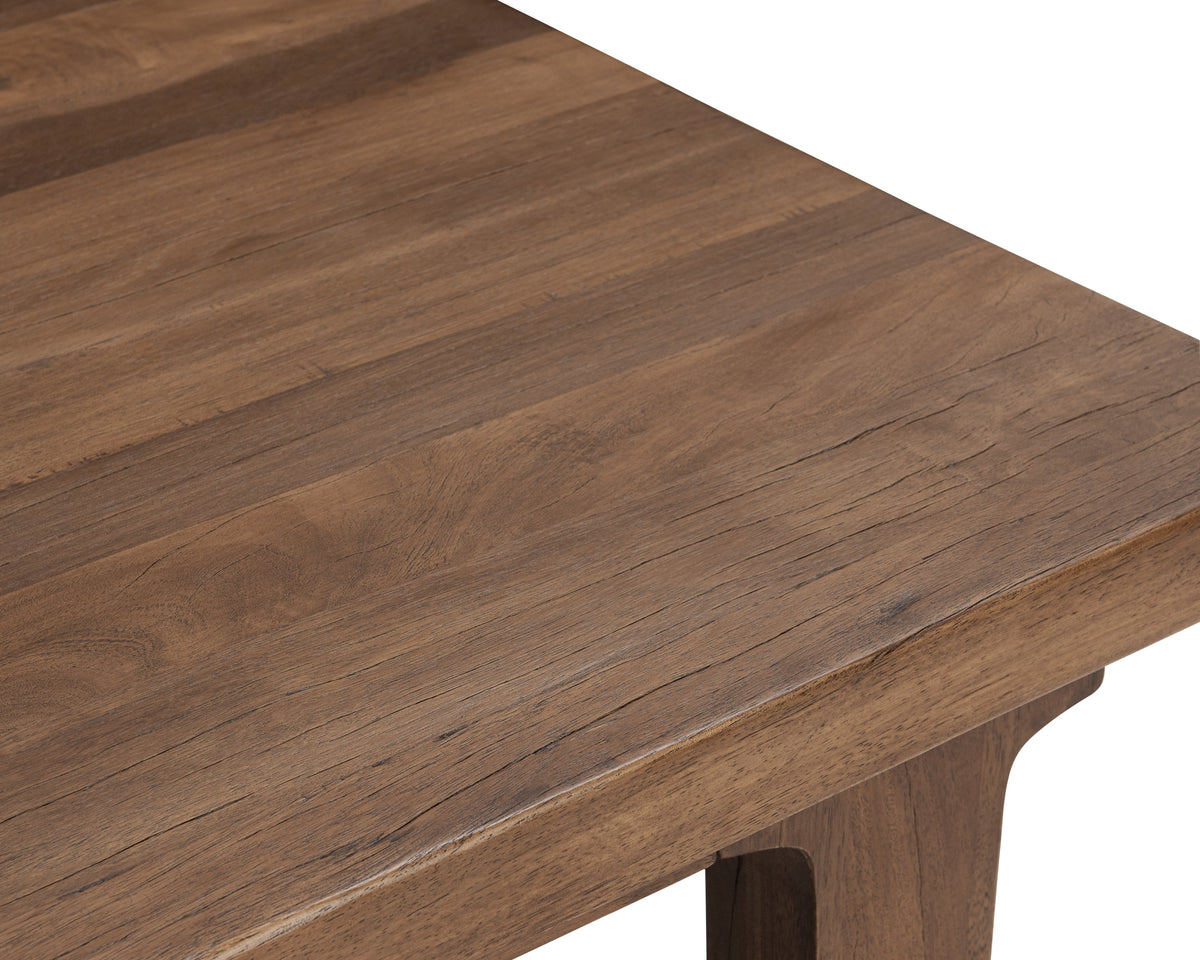 Carmel Reclaimed Wood Rectangle Coffee Table - Earthy Terra