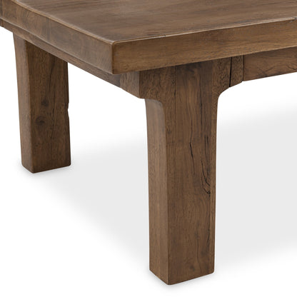 Carmel Reclaimed Wood Rectangle Coffee Table - Earthy Terra