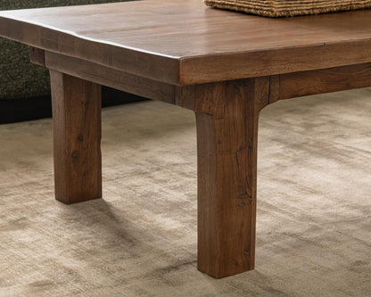 Carmel Reclaimed Wood Rectangle Coffee Table - Earthy Terra