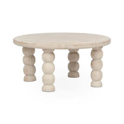 Adir Round Coffee Table - Cream