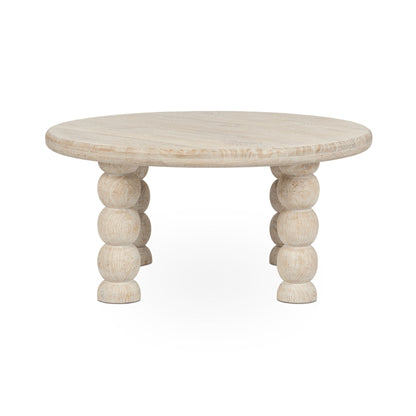 Adir Round Coffee Table - Cream