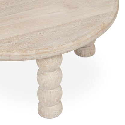 Adir Round Coffee Table - Cream