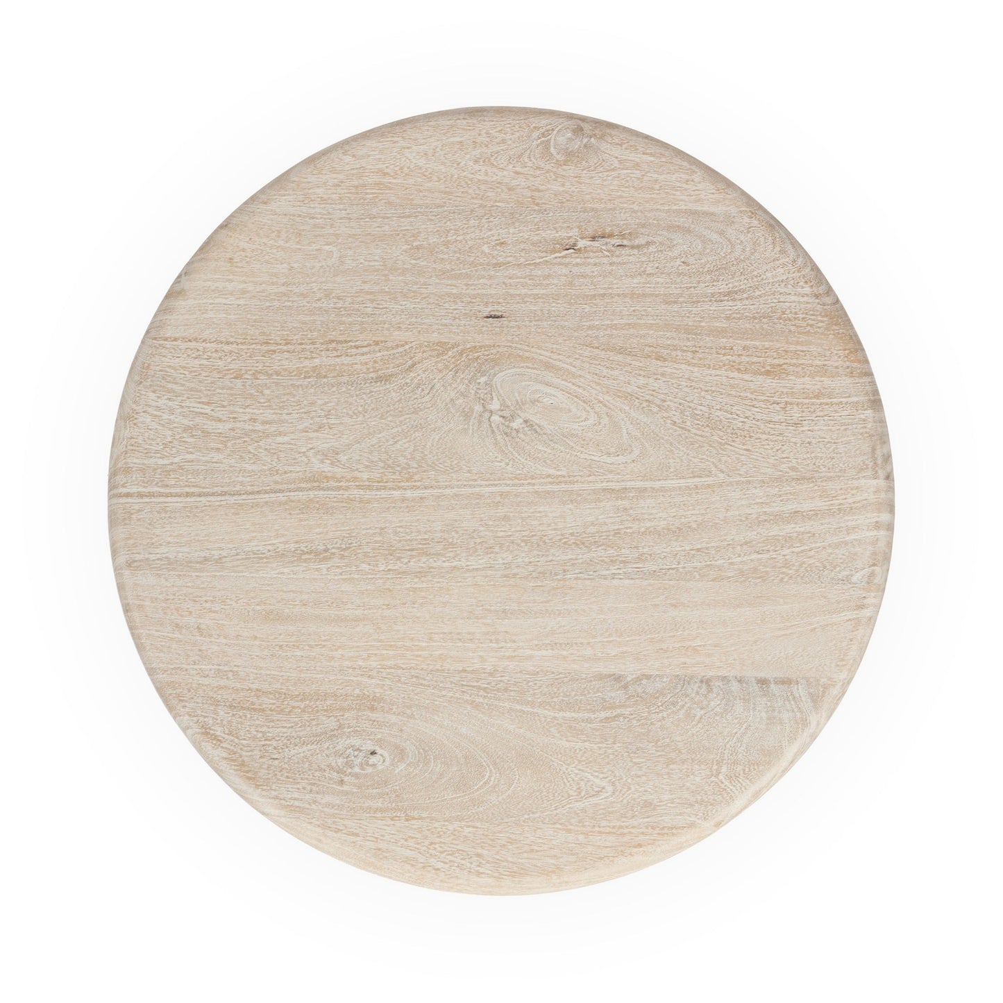 Adir Round End Table - Cream