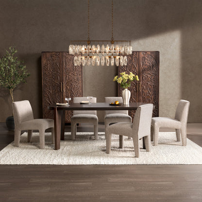Albero 80" Dining Table - Bark Brown