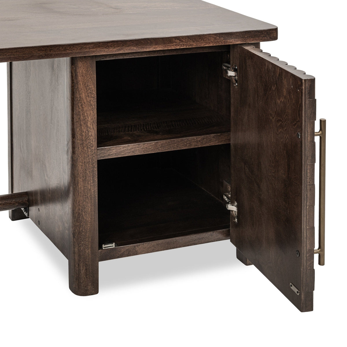 Norwood Desk - Bark Brown