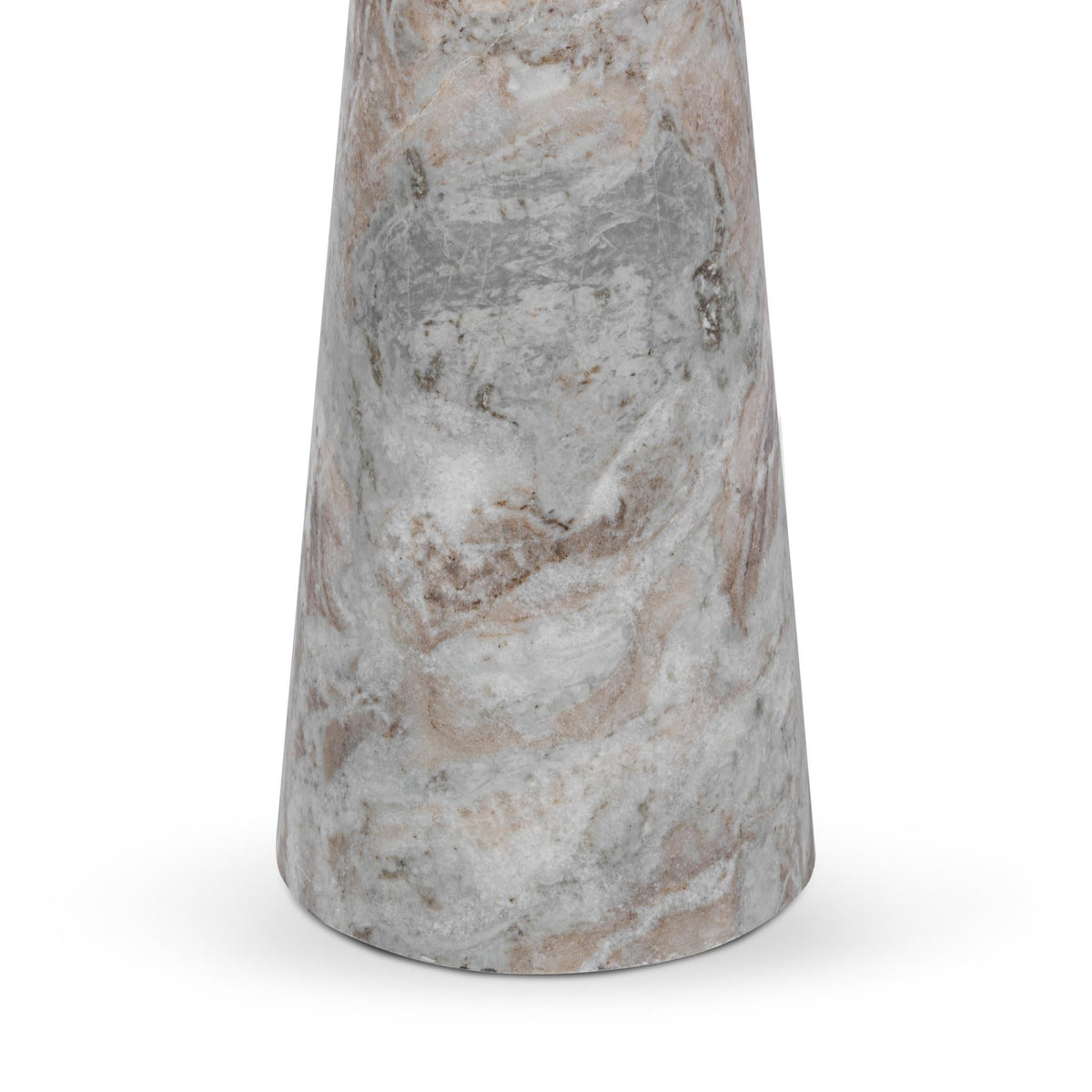 Huxley Marble Round Accent Table - 18"