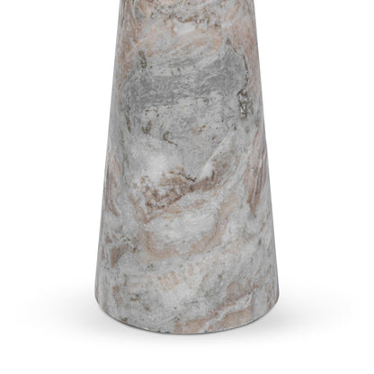Huxley Marble Round Accent Table - 18"