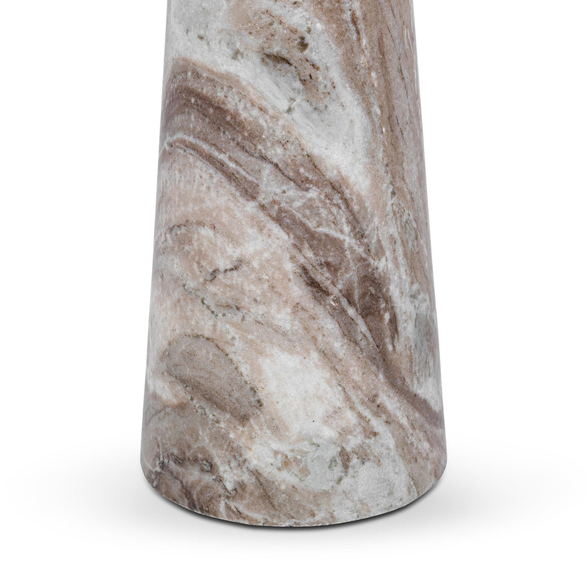 Huxley Marble Round Accent Table - 18"