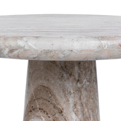 Huxley Marble Round Accent Table