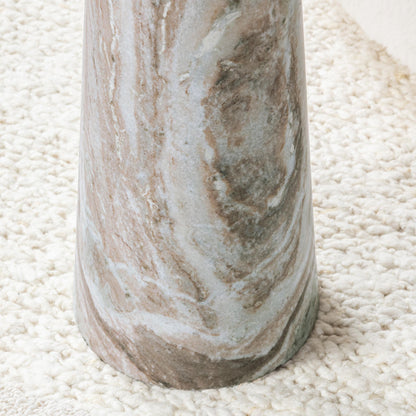 Huxley Marble Round Accent Table - 18"