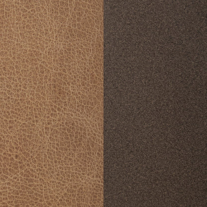 Clair 40" Round Ottoman - Chestnut