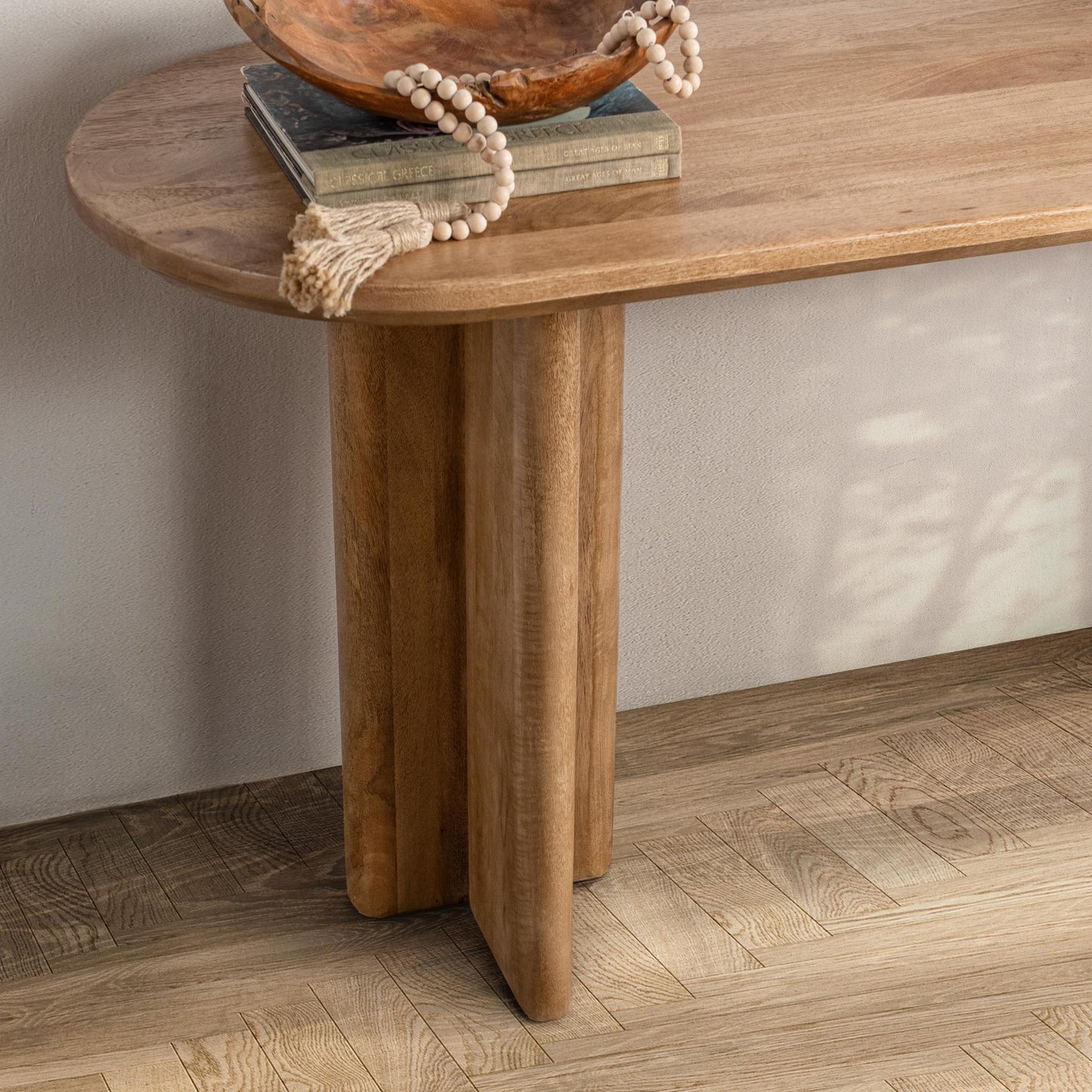 Montengo Console Table - Natural Maple