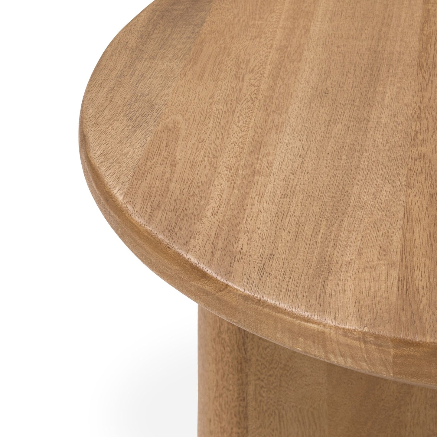 Montengo Round End Table - Natural Maple