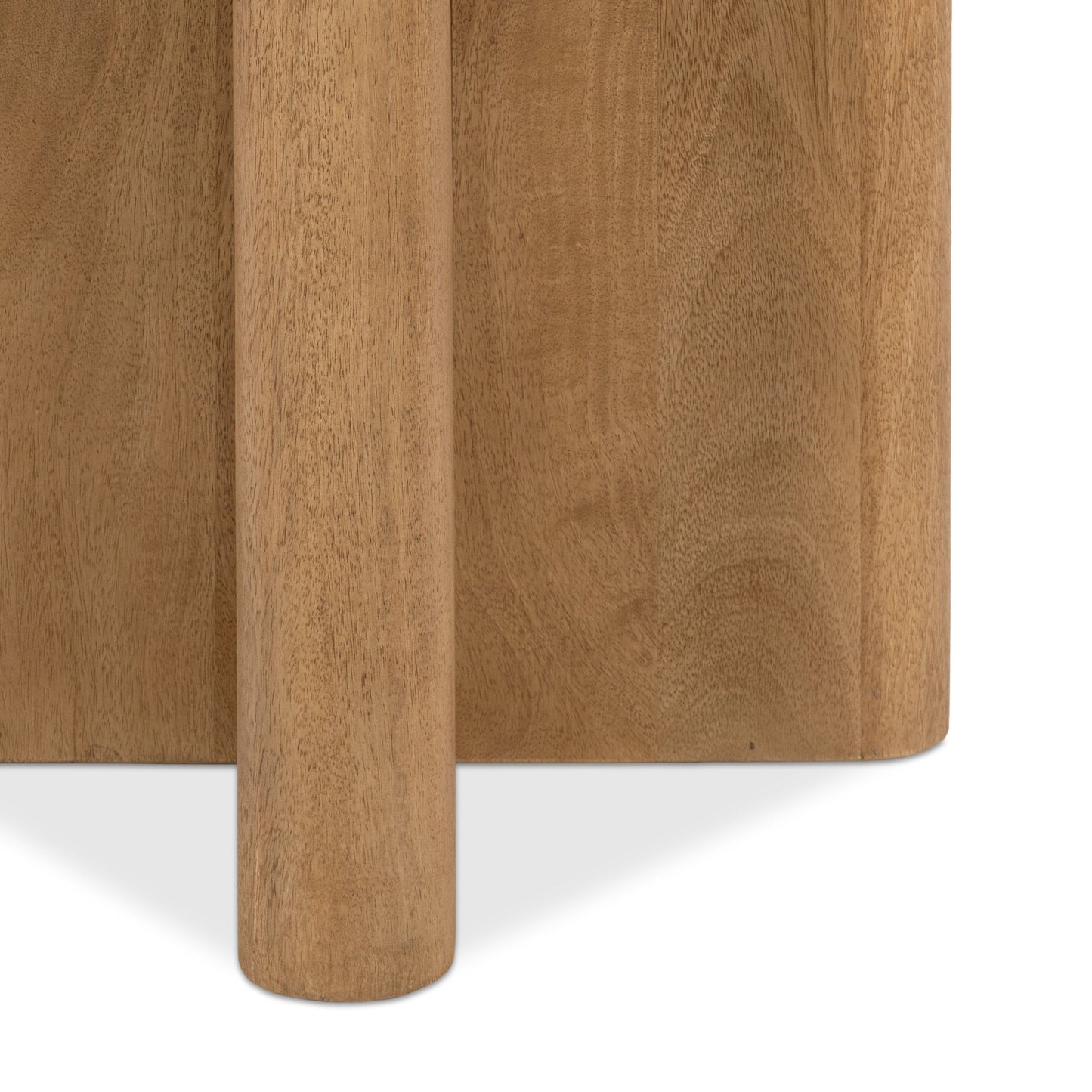 Montengo Round End Table - Natural Maple