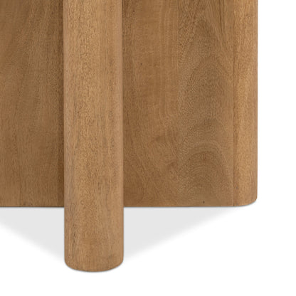 Montengo Round End Table - Natural Maple