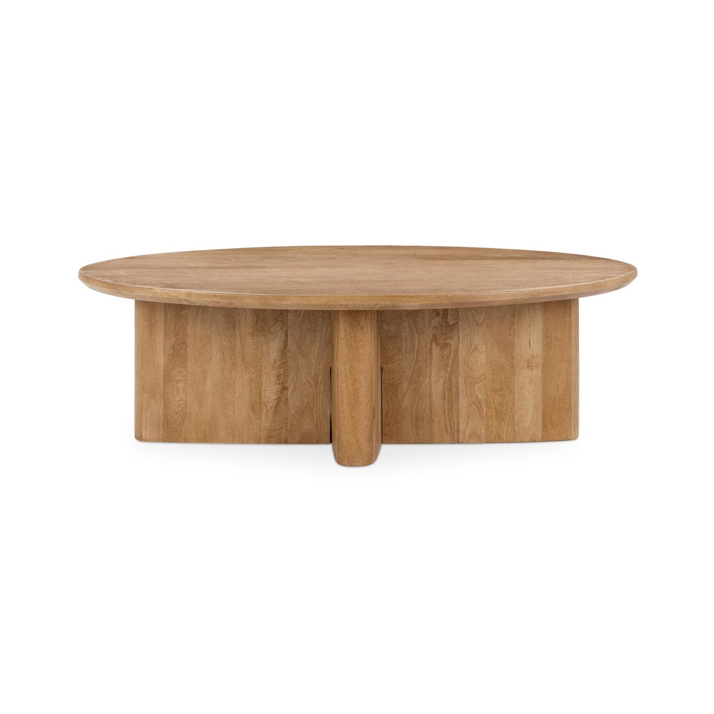 Montengo Oval Coffee Table - Natural Maple