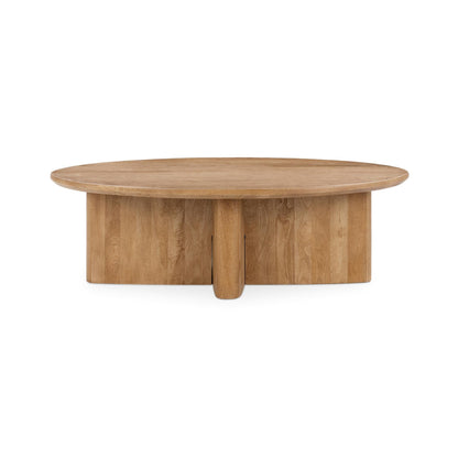 Montengo Oval Coffee Table - Natural Maple