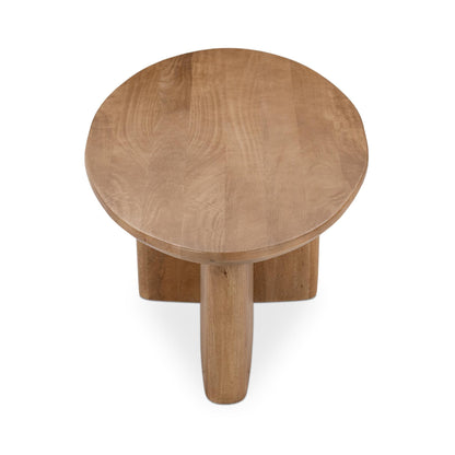 Montengo Oval Coffee Table - Natural Maple