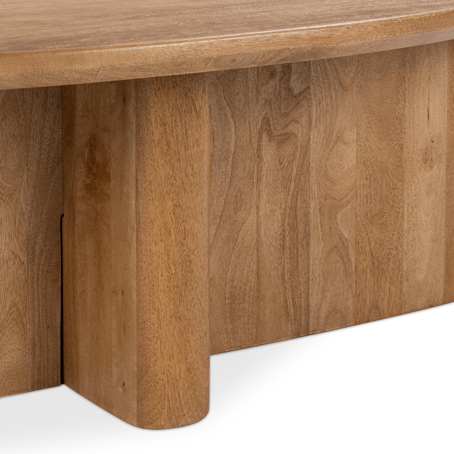 Montengo Oval Coffee Table - Natural Maple