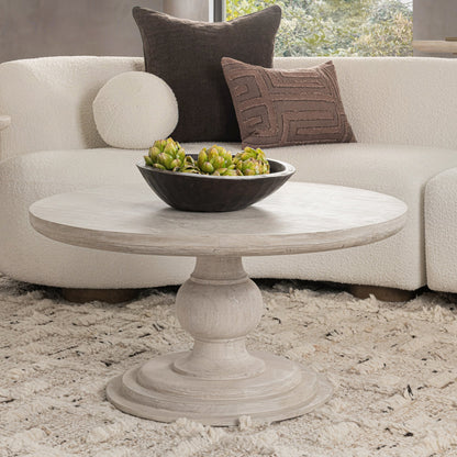 Hera  Round Coffee - Creamwood