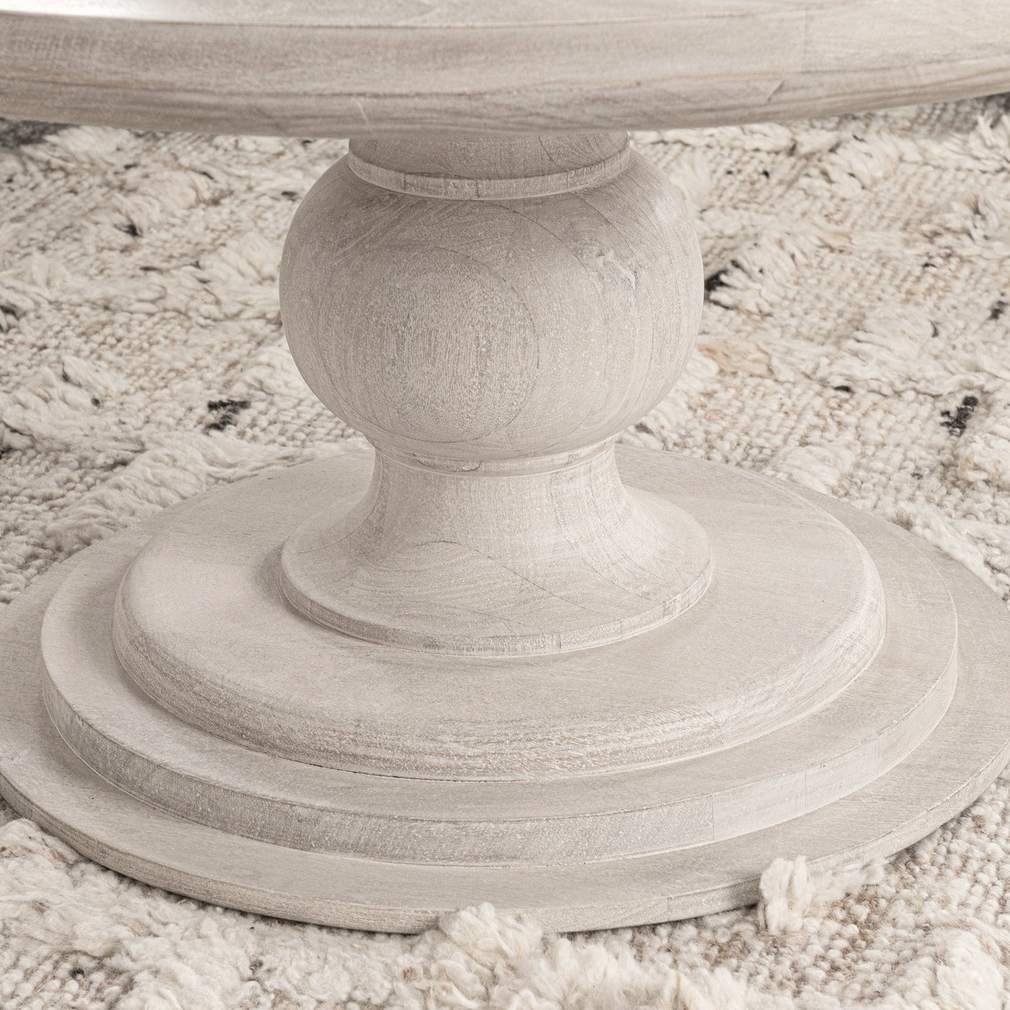 Hera  Round Coffee - Creamwood