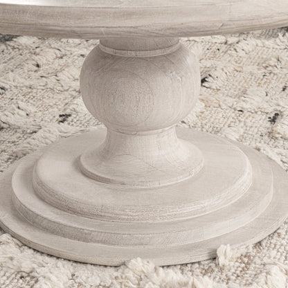 Hera  Round Coffee - Creamwood