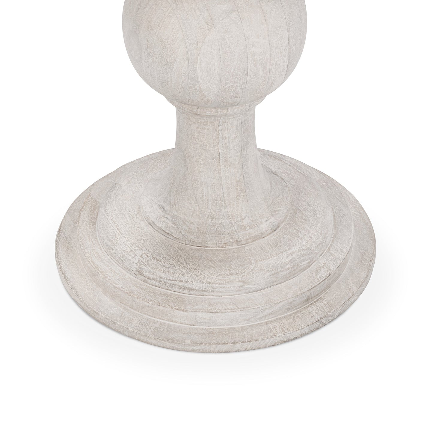 Hera Round End Table - Creamwood