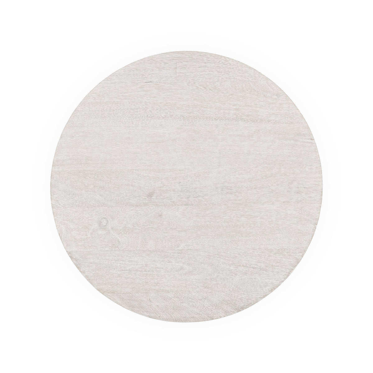 Hera Round End Table - Creamwood