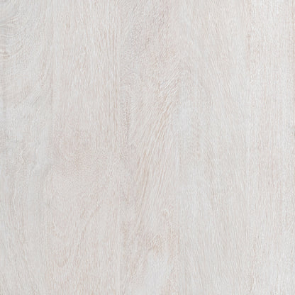 Hera Round End Table - Creamwood