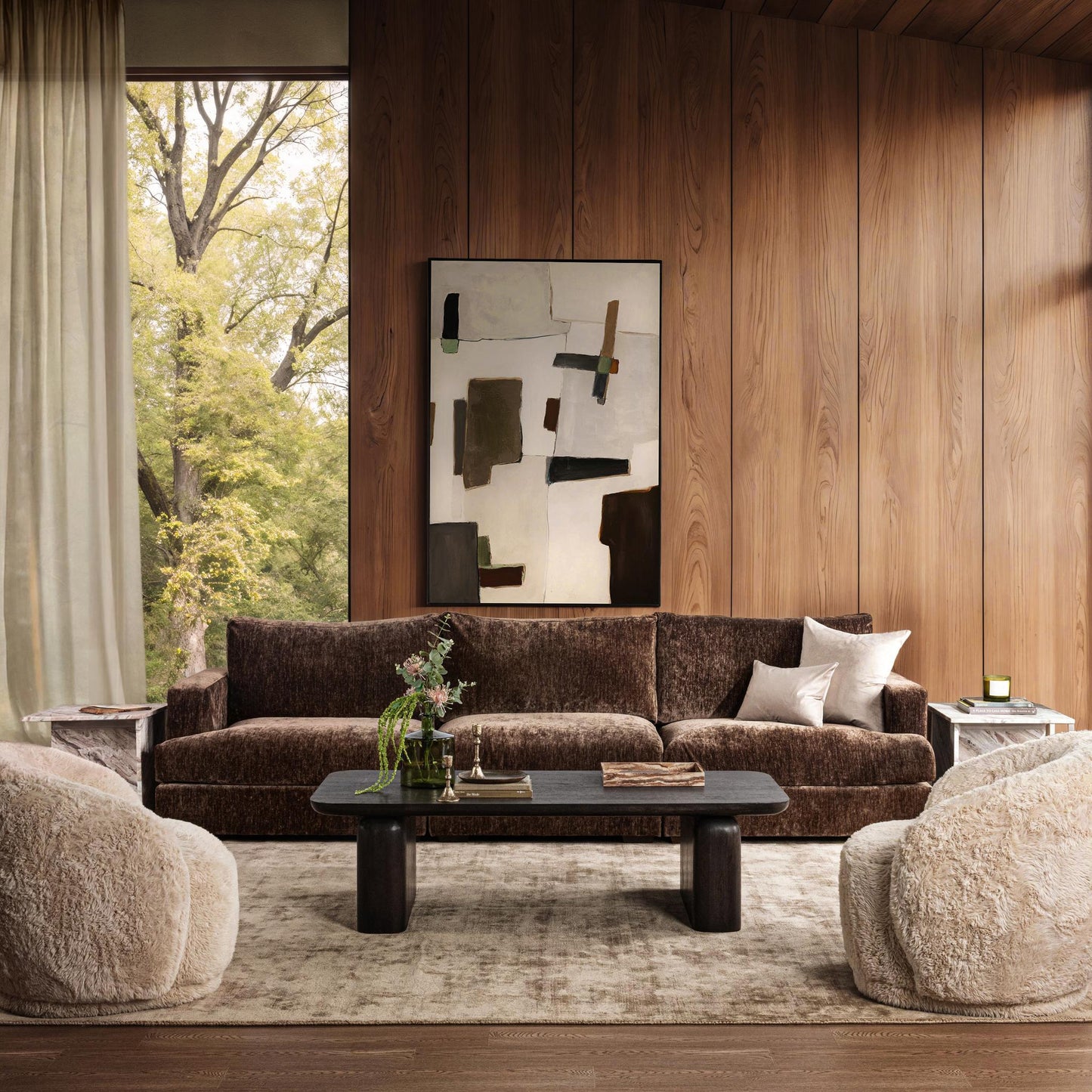 Milan Coffee Table - Truffle Roast