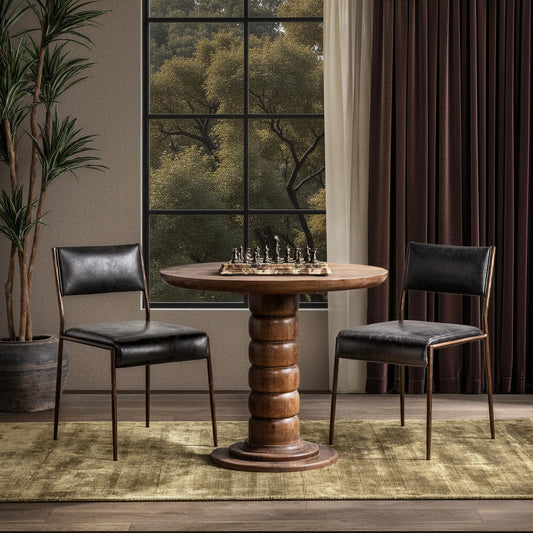 Hillrose 36" Dining Table - Pecan Brown