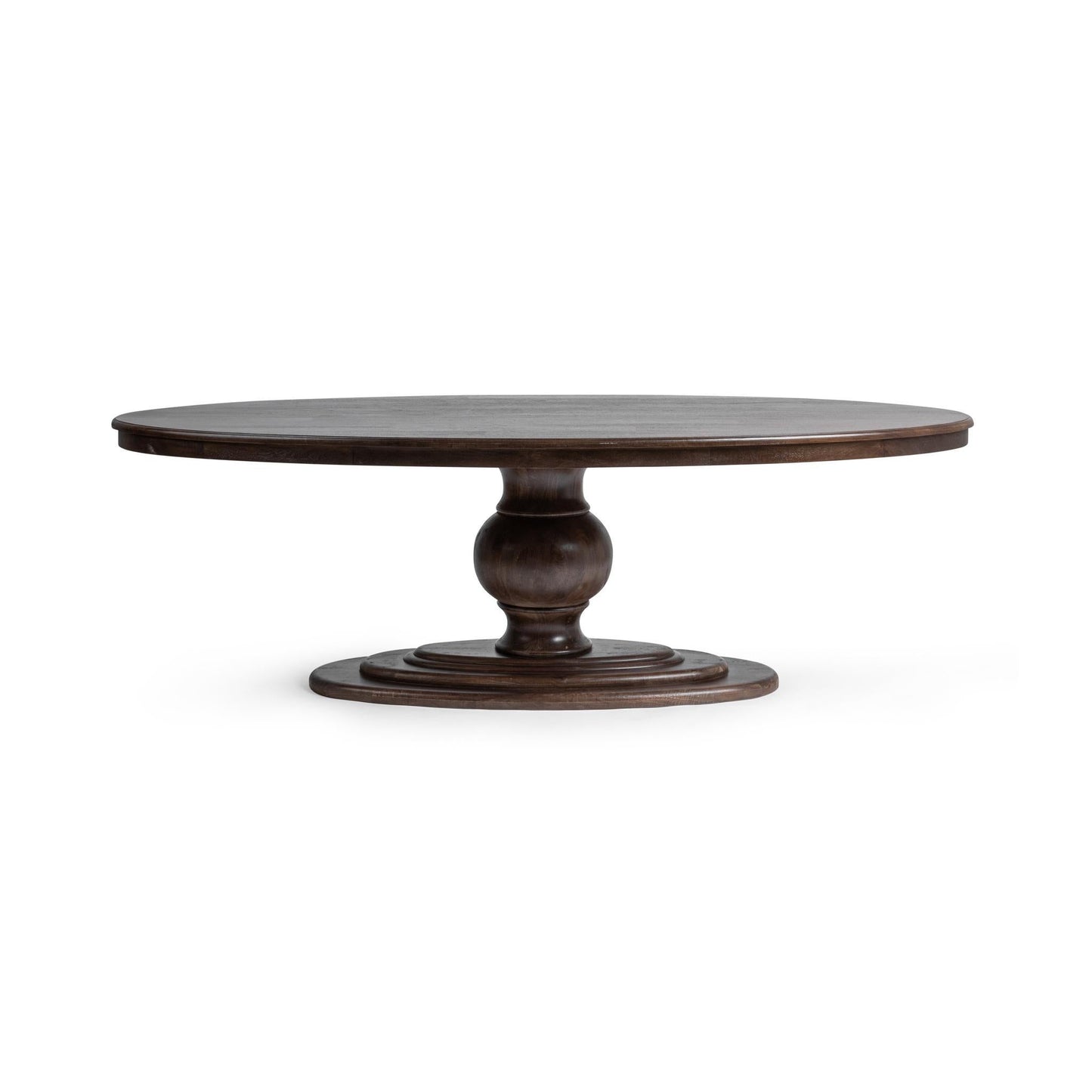 Brookside 94" Oval Dining Table - Cocoa Brown