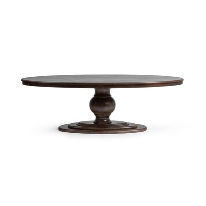 Brookside 94" Oval Dining Table - Cocoa Brown