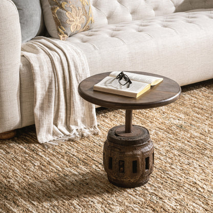Amira 18" Small Round Accent Table