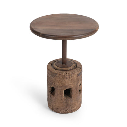 Amira 18" Large Round Accent Table